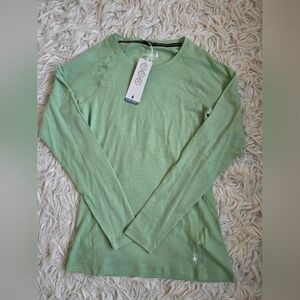Smartwool Women's Classic All-Season Merino Base Layer Long Sleeve Pistachio S